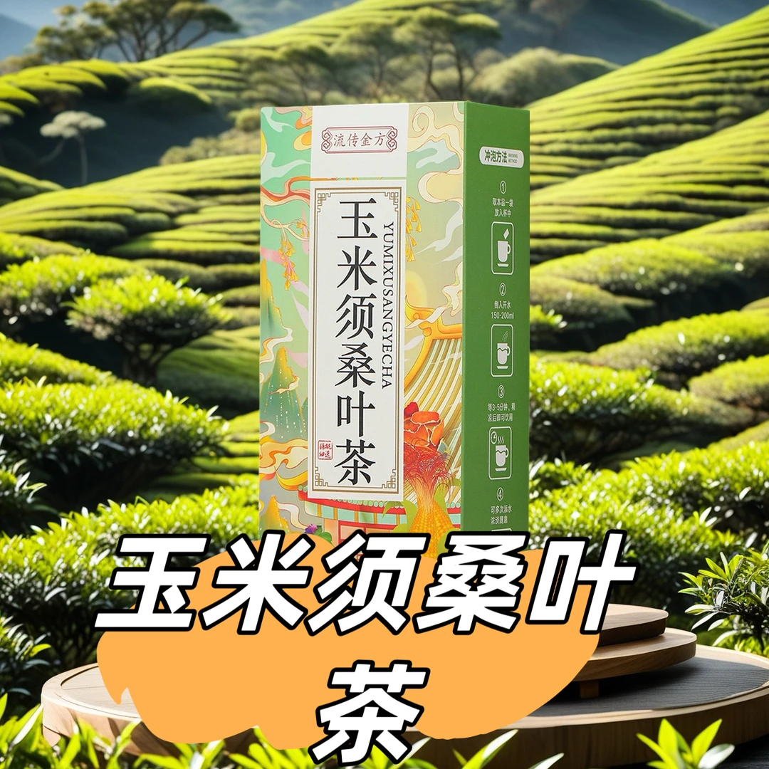 【玉米须桑叶茶】150g盒装30包袋泡茶牛蒡荷叶玉米须桑叶茶独立包装