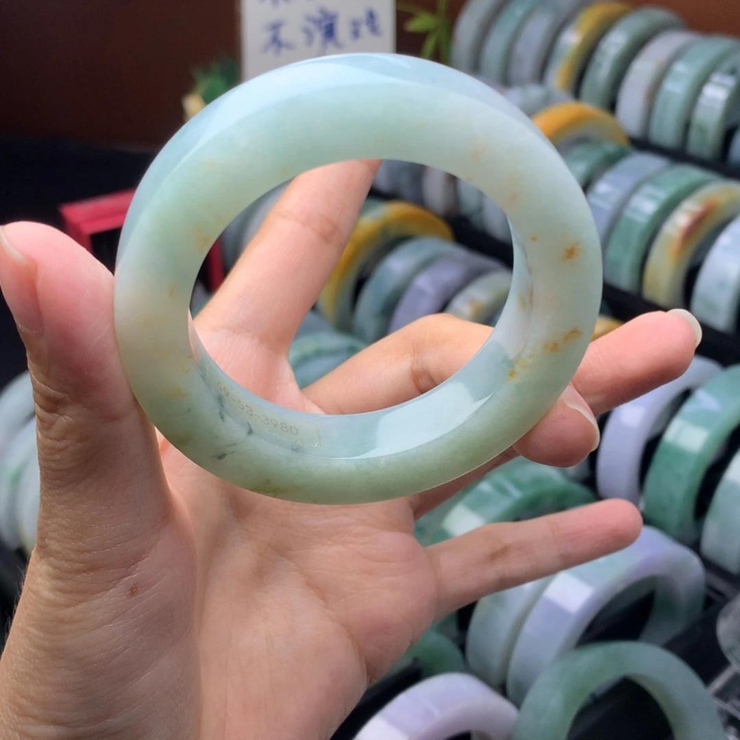 定制翡翠定制手镯未镶嵌定制49-53