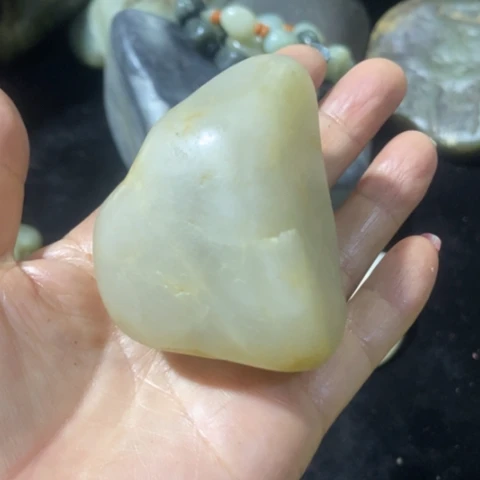 和田玉（糖玉）未镶嵌车挂