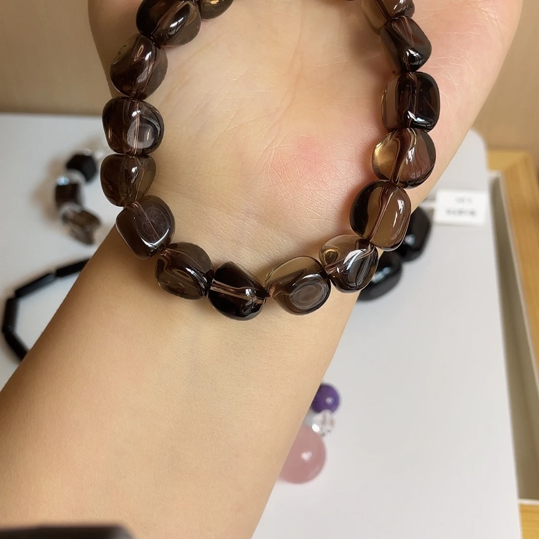 水晶未镶嵌手串手串茶水素圈3