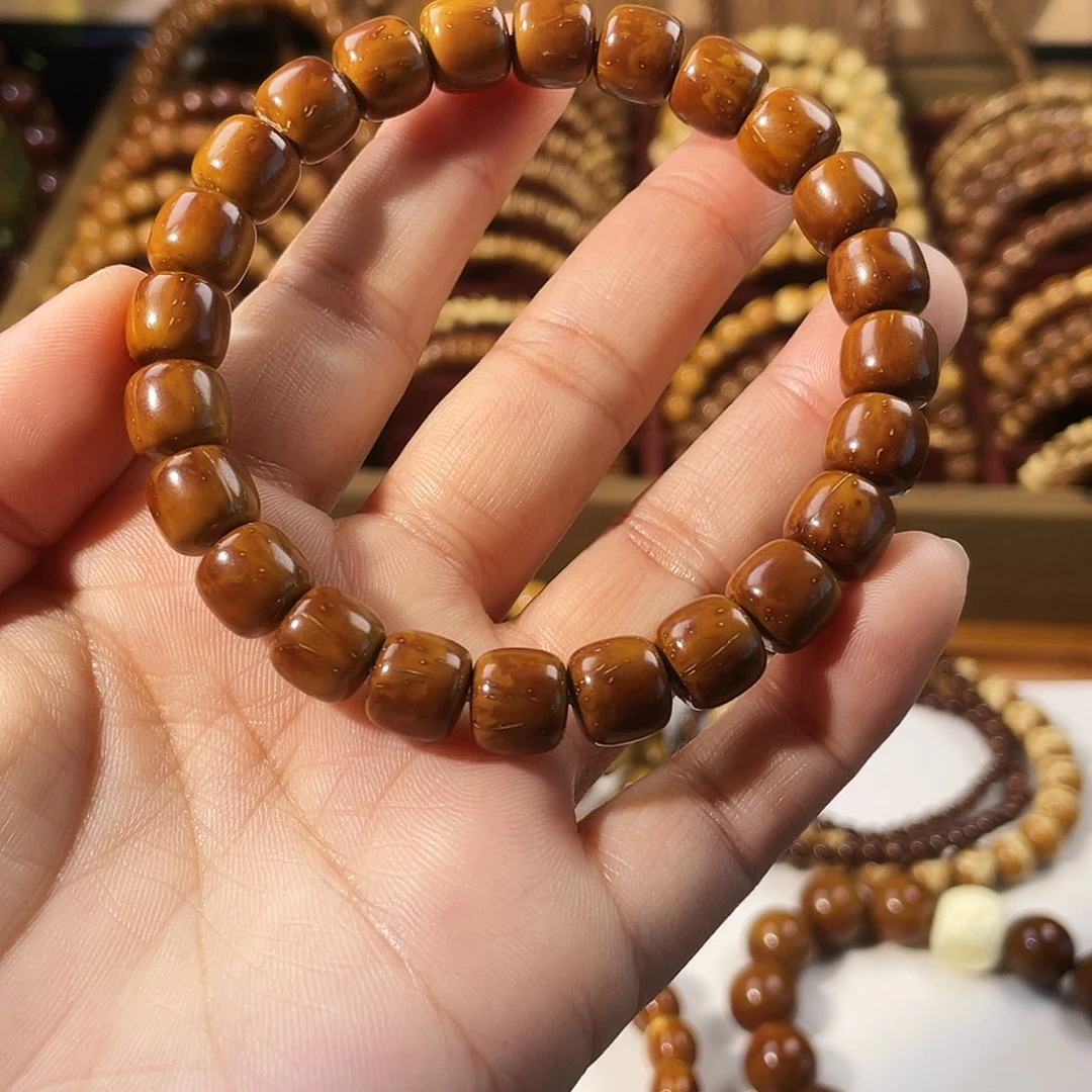 紫金鼠手串紫金鼠实心老型纯色