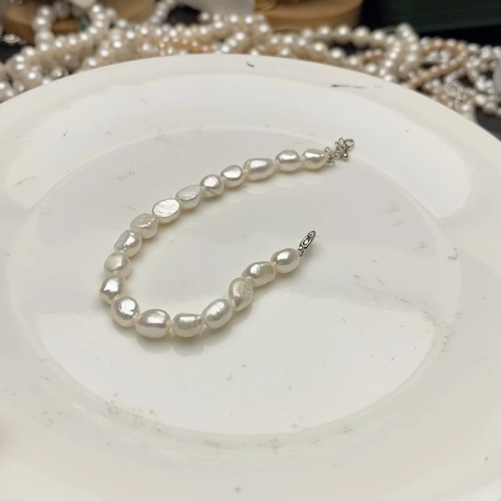 淡水珍珠合金颈饰012