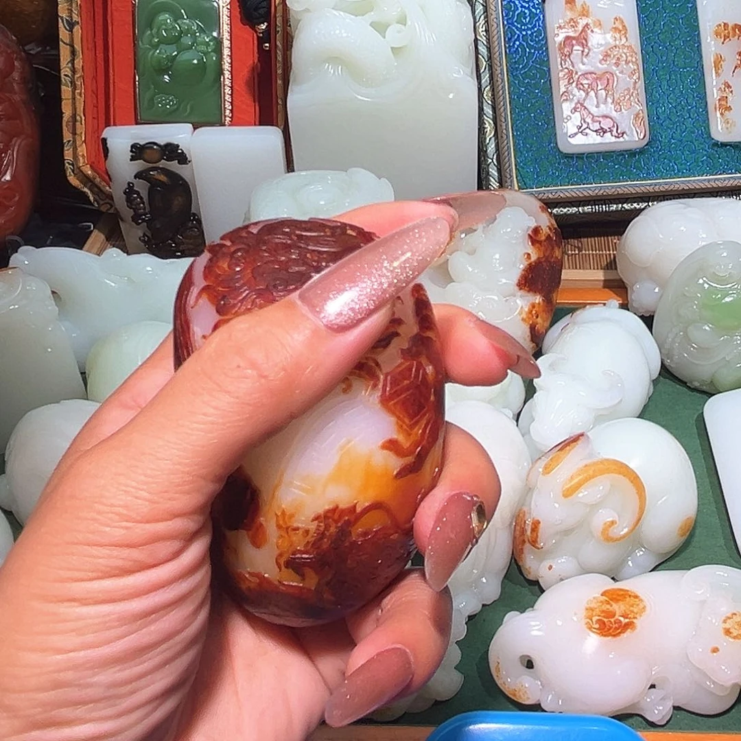 和田玉挂件未镶嵌中****设