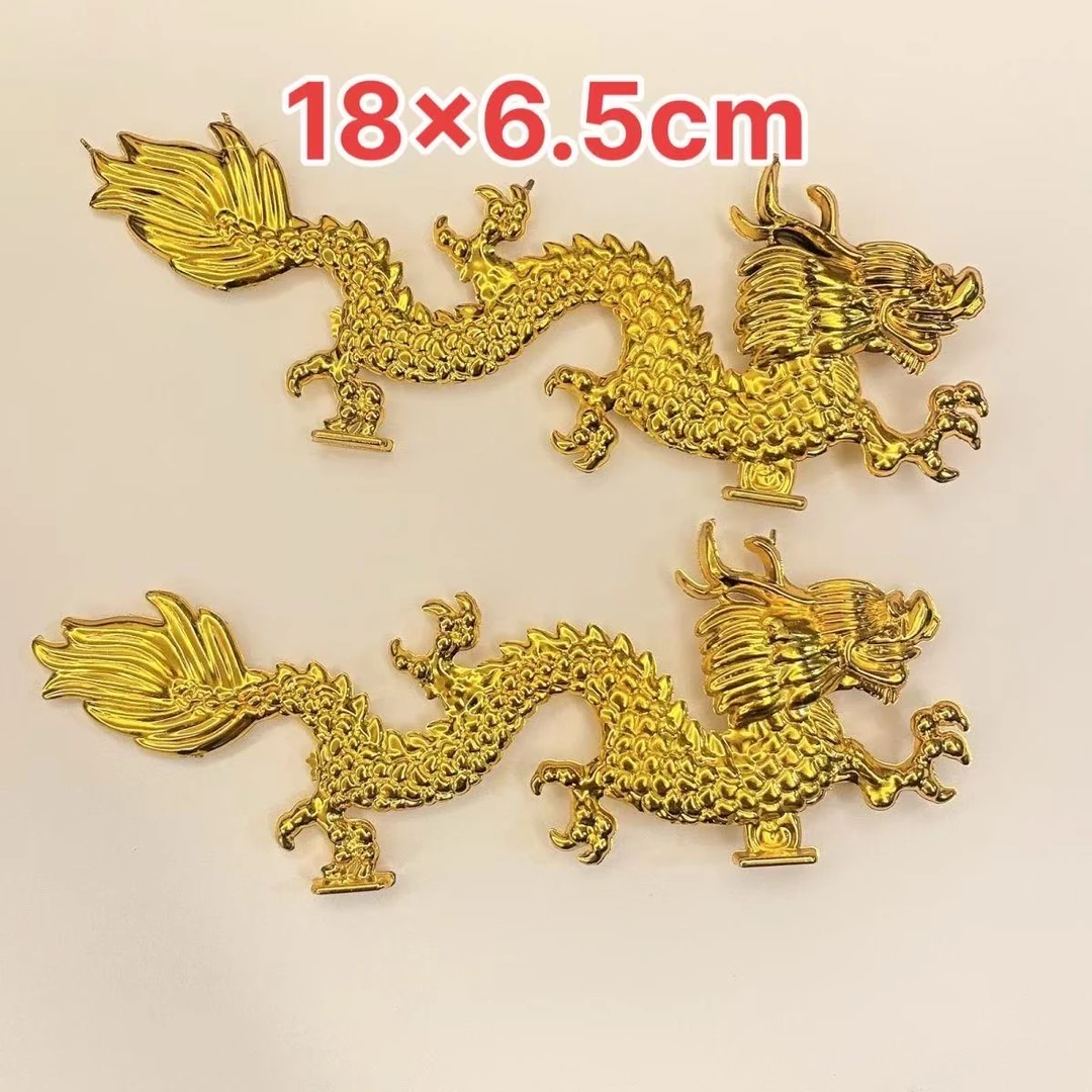 塑料金龙凤凰葫芦挂饰中秋节手工折纸折塔装饰立体龙茶塔配件