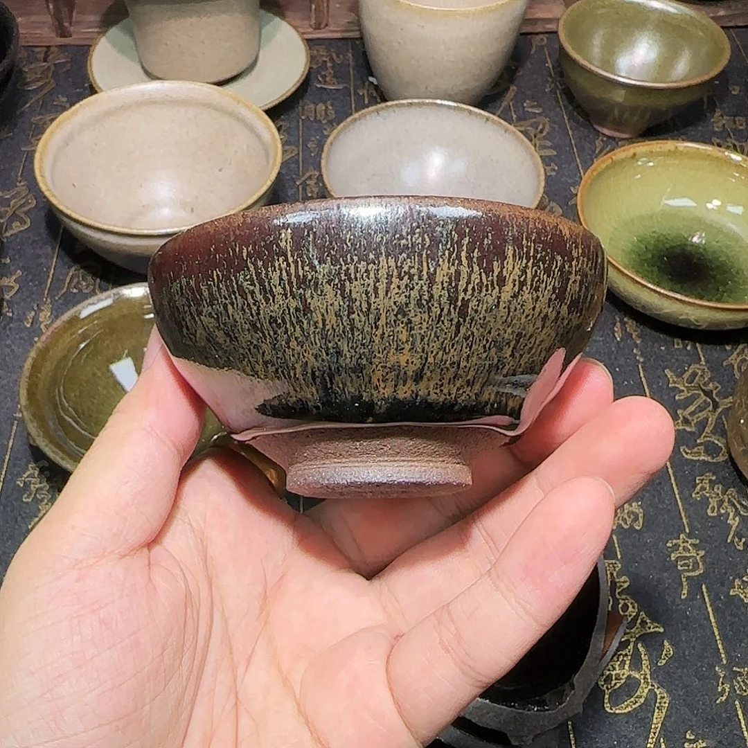 茶盏牛血潋口柴烧建盏
