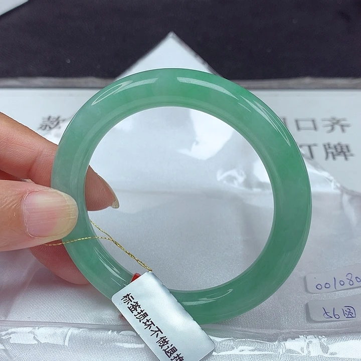 未镶嵌手镯翡翠56圈0711