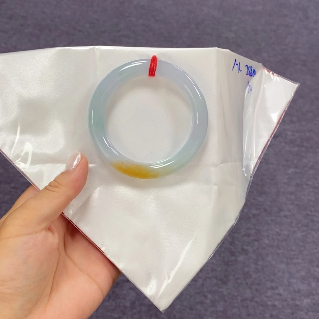 未镶嵌手镯翡翠五十三点六圈翡翠a货手镯