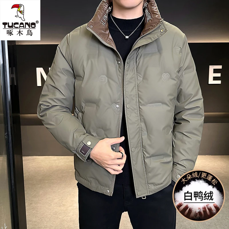 TUCANO/啄木鳥冬季新款百搭档次帅气时尚保暖加厚鸭绒立领羽绒服