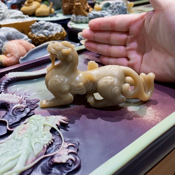 汉代飞天貔貅手工精品