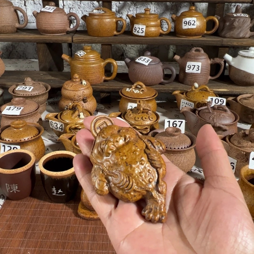 缸金蟾原谷烧高温粗瓷