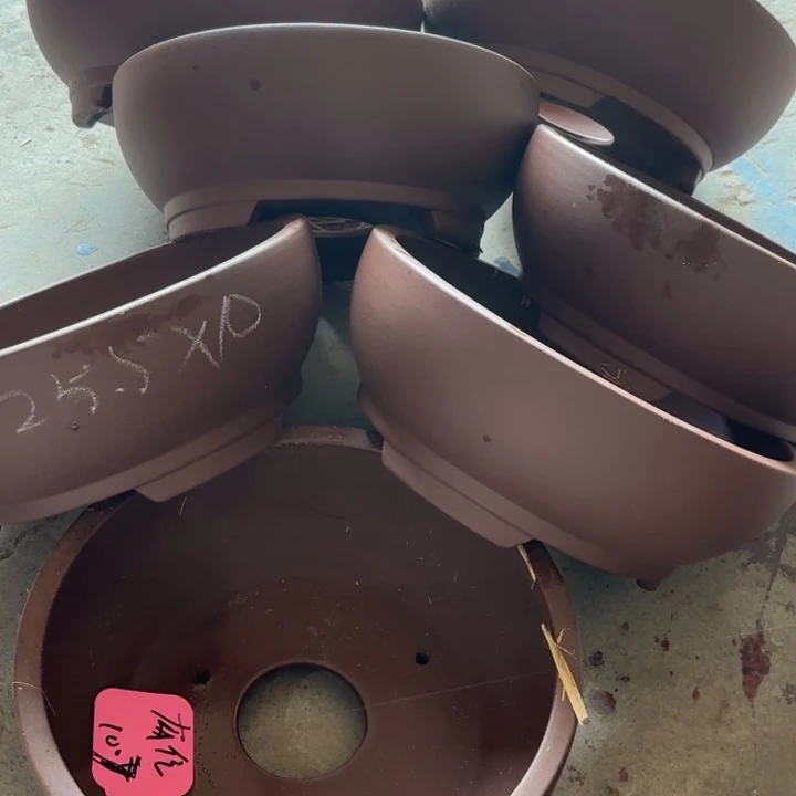 紫砂花盆  100-6。 25.5-10。