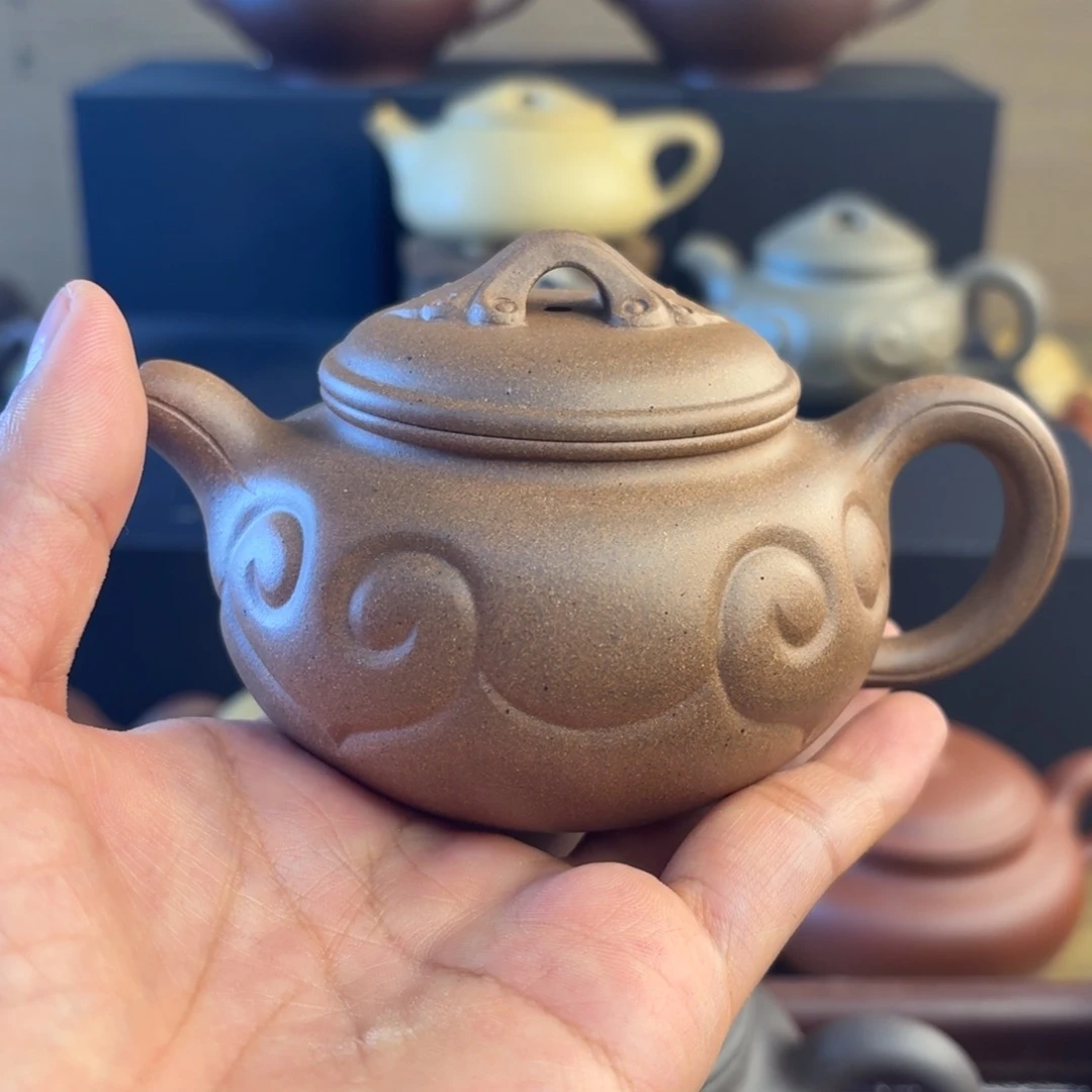 紫泥茶壶华**术年底福利白麻子如意