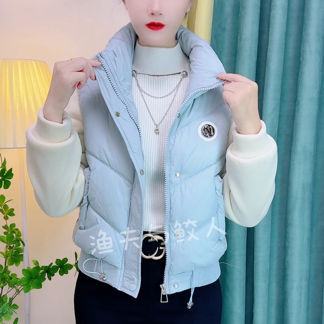 洋气爆款棉服假两件2025冬季新款棉袄拼接加厚棉衣马甲时尚外套