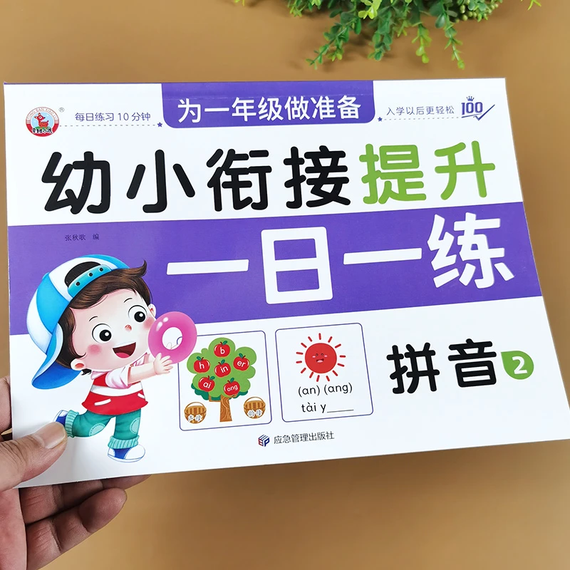 拼音2练习册复韵母整体认读幼小衔接提升一日一练汉语拼读训练