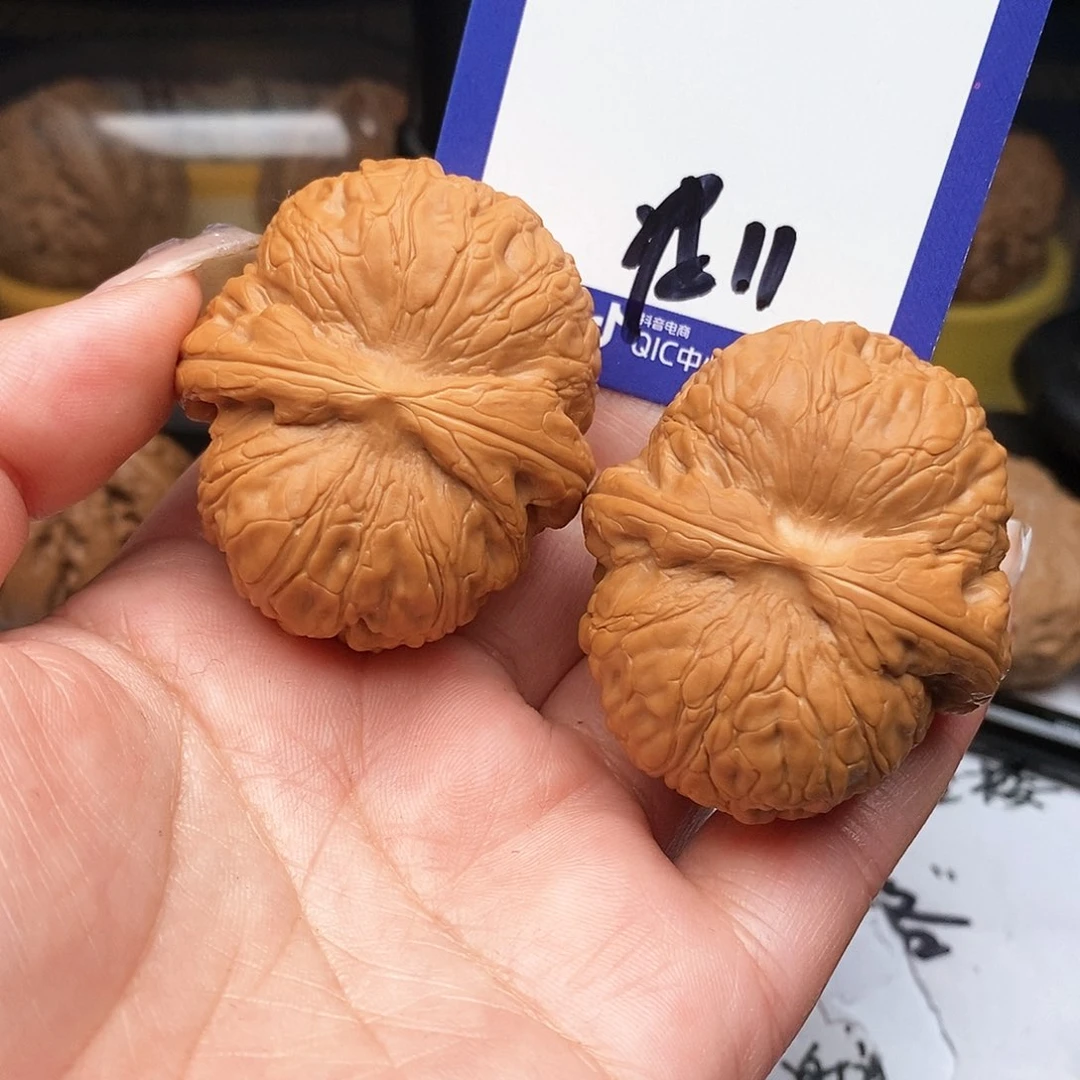 【闪购商品】文玩核桃把件佳*福 文玩核桃把件11