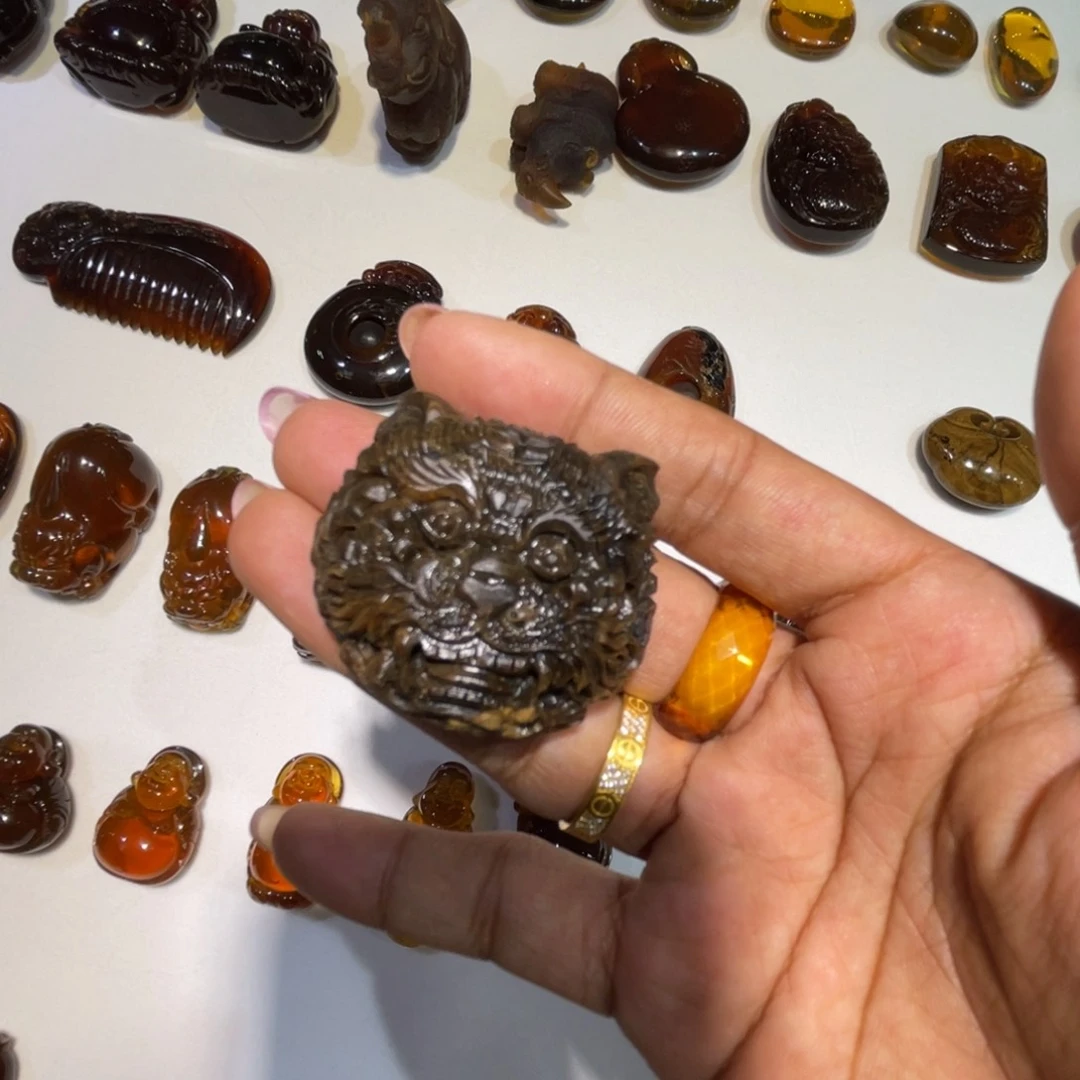 未镶嵌琥珀手链大老虎