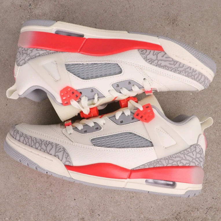 AJ4白橙情侣篮球鞋碳板跑鞋抗扭缓震运动鞋竞速鸳鸯色透气跑步鞋