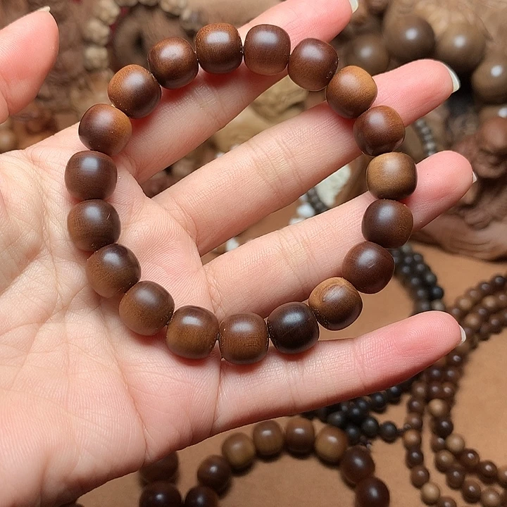 檀香木手串/手链1011瑕疵