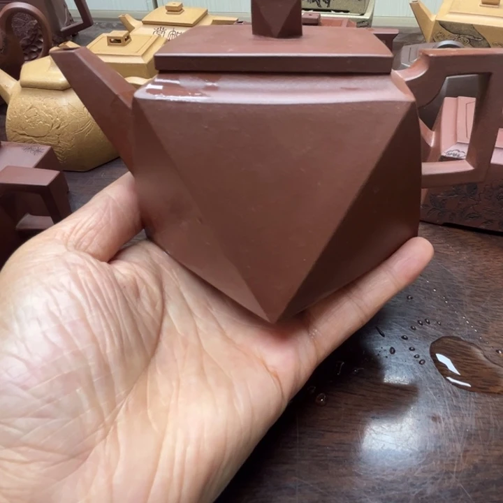 茶壶紫砂紫泥全手工280cc福利