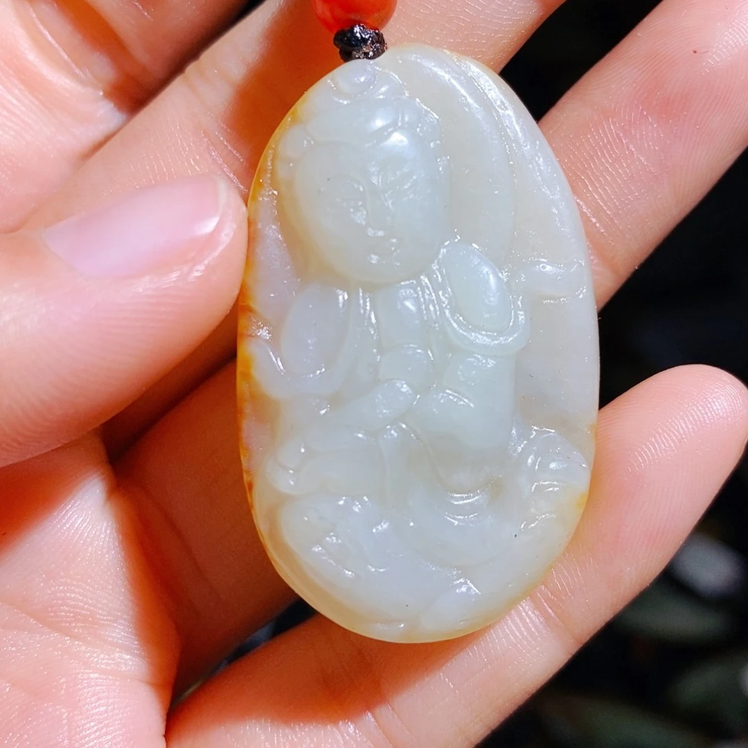 和田玉颈饰未镶嵌