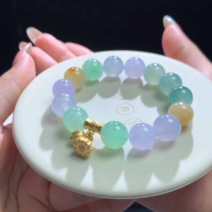 未镶嵌手链翡翠卡12多宝