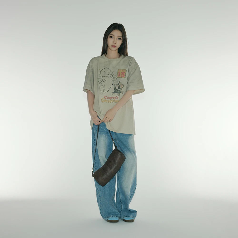 BASEMENT FGx鬼马小精灵 美式复古宽松印花短袖T 251020858006