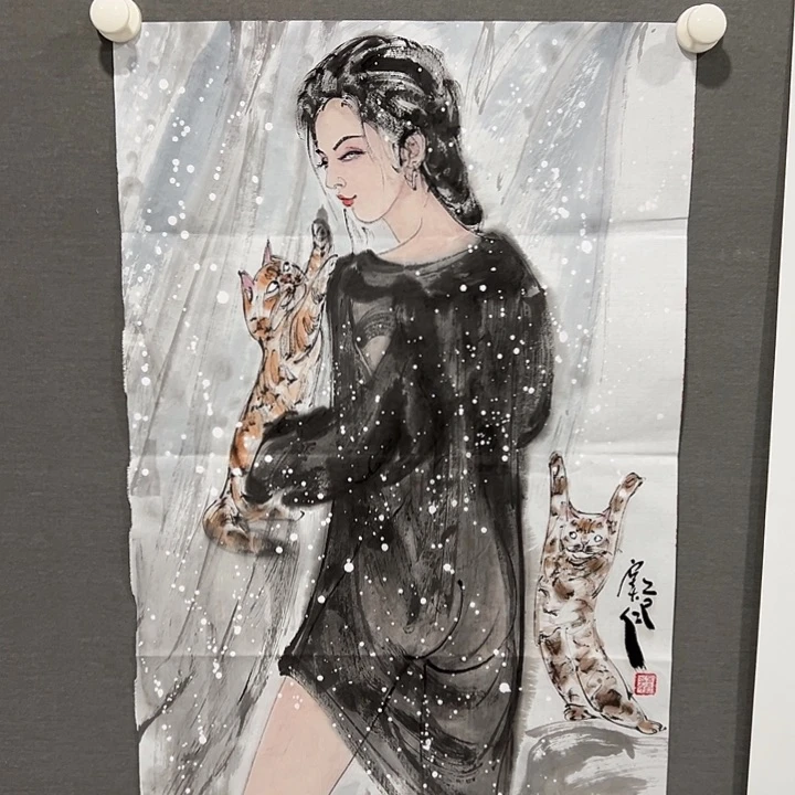国画老师作品国画的