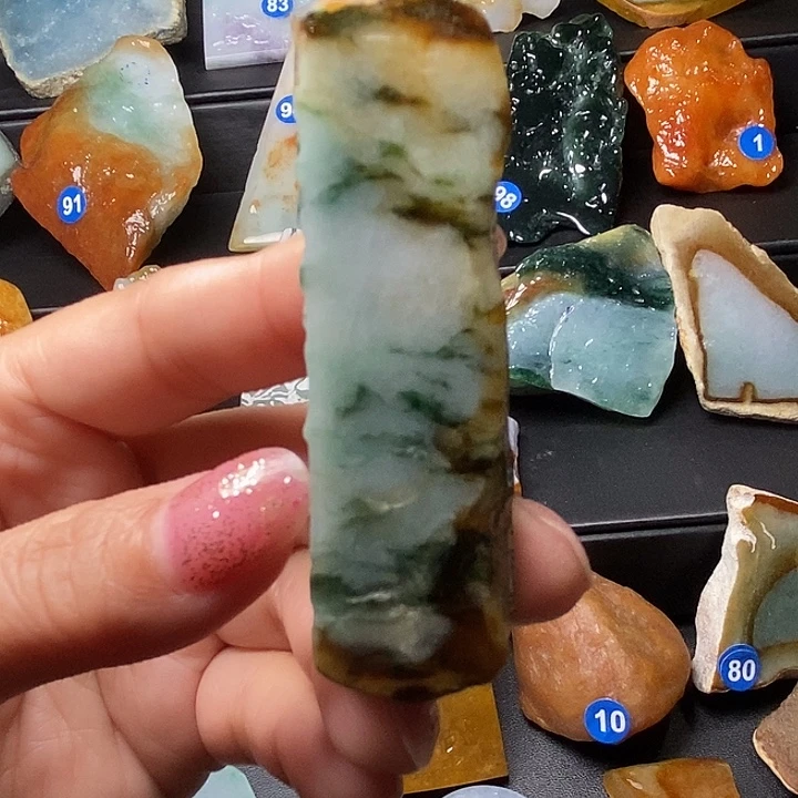 定制翡翠未镶嵌天然缅甸翡翠定制