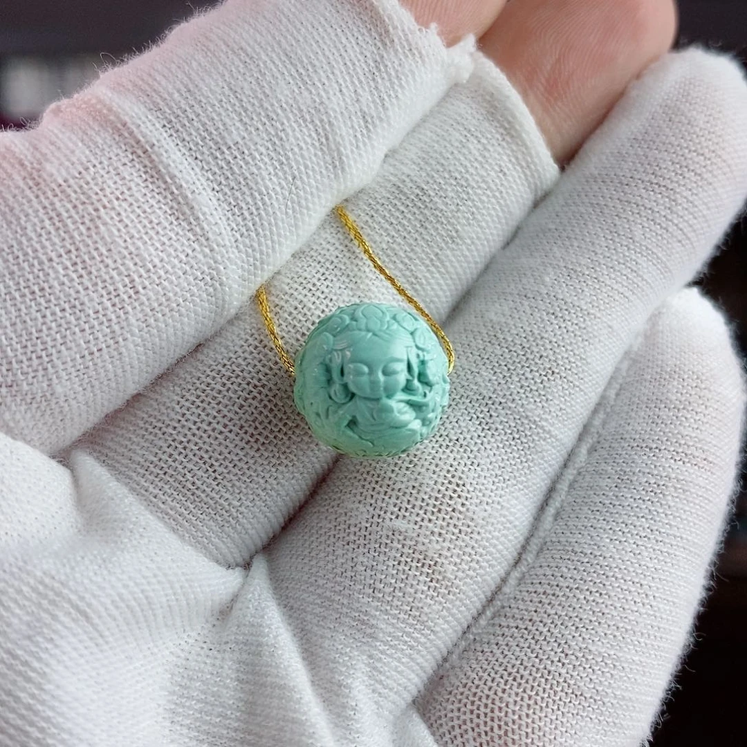 绿松石珠宝奇石未镶嵌