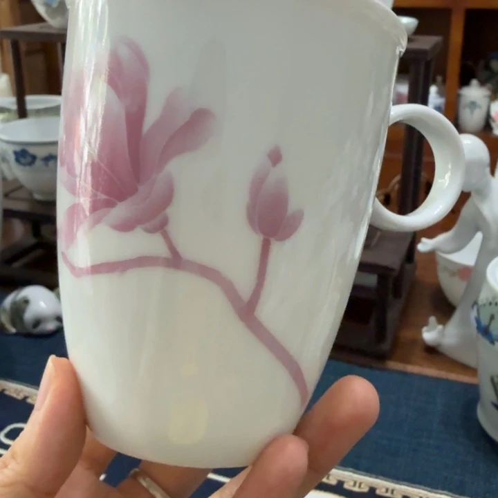 醴陵手绘釉下茶杯