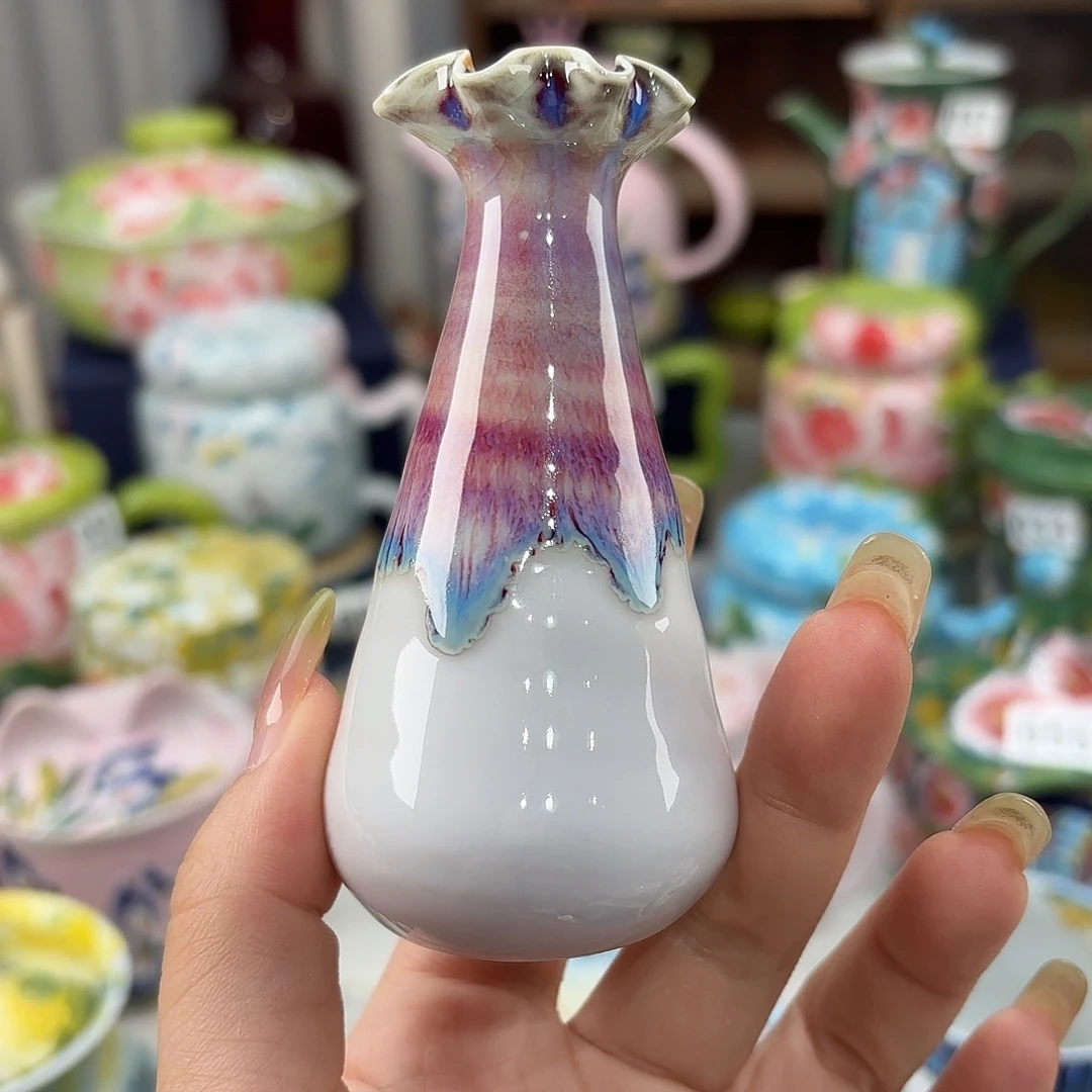 景德镇手绘高温釉下彩陶瓷茶具