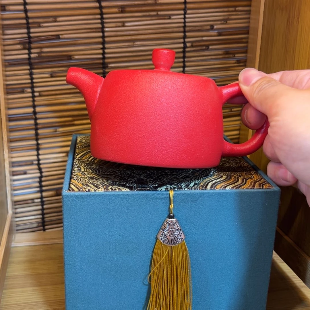 茶壶紫砂精品传统把玩茶壶——————微微瑕