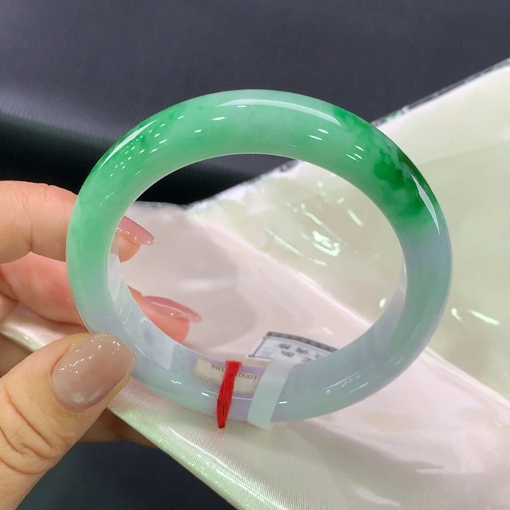 未镶嵌手镯翡翠正圈57