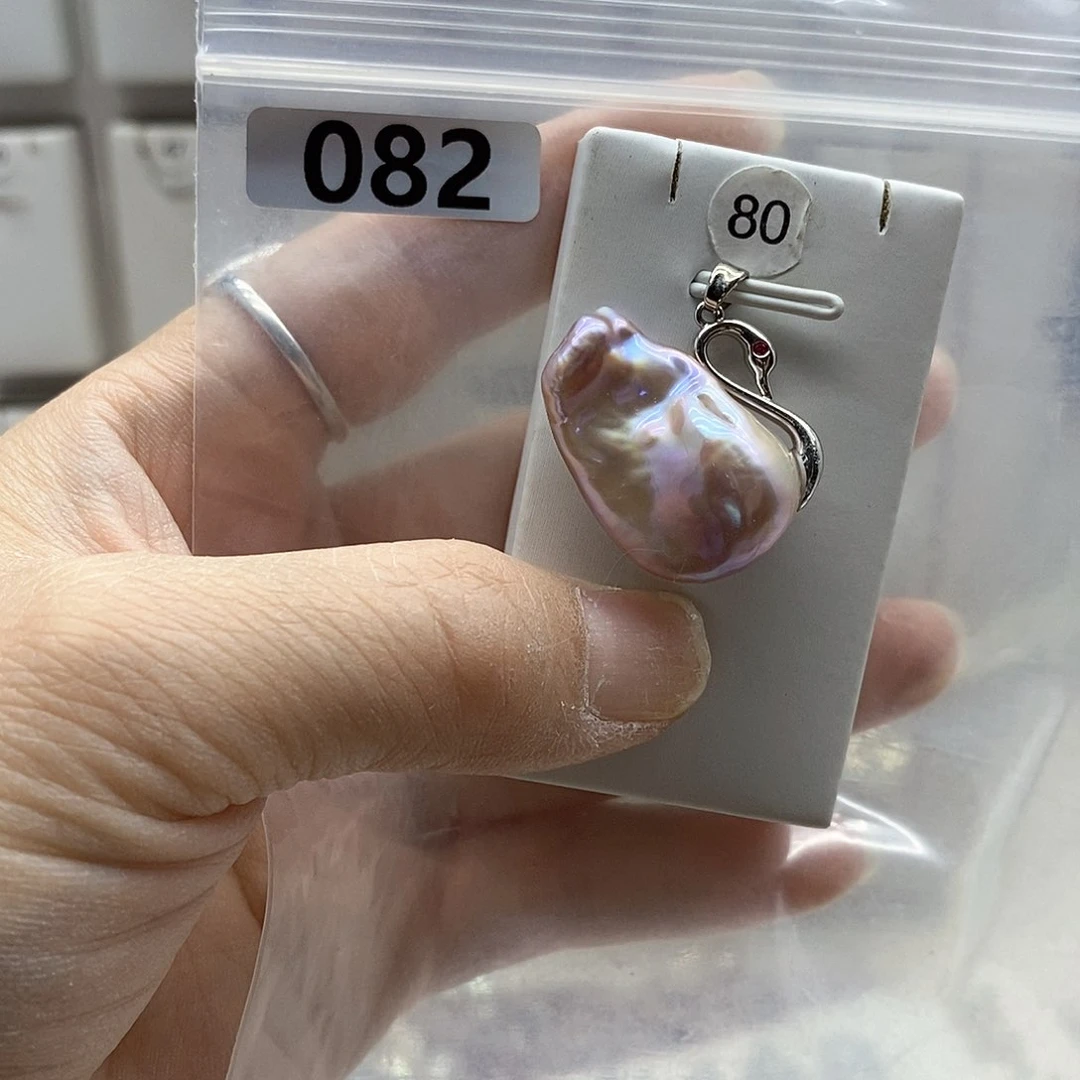 颈饰合金淡水珍珠