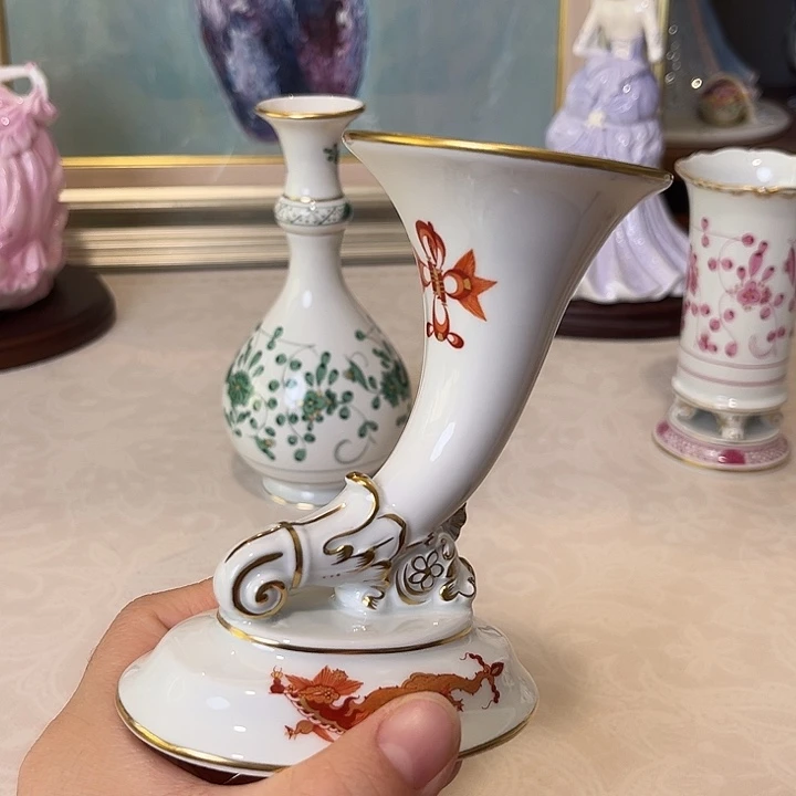 杯欧洲中古瓷器摆件