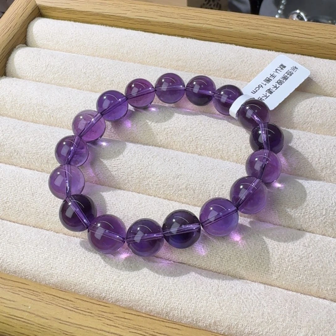 水晶手链未镶嵌紫水晶卡11.8mm