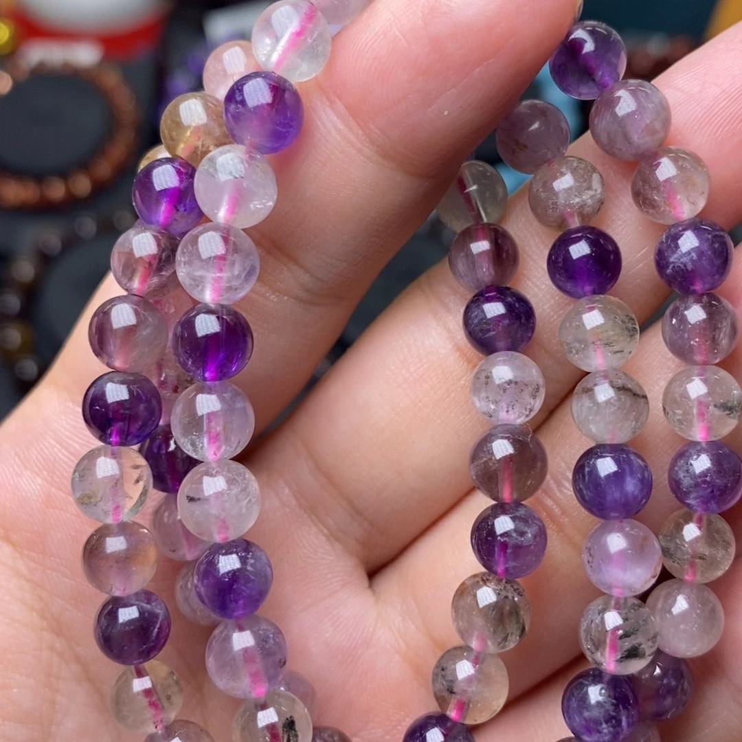 未镶嵌手链水晶极光多宝多圈