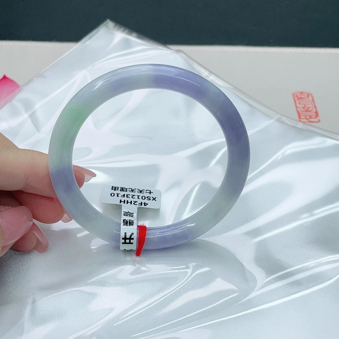 翡翠手镯未镶嵌圆55.7