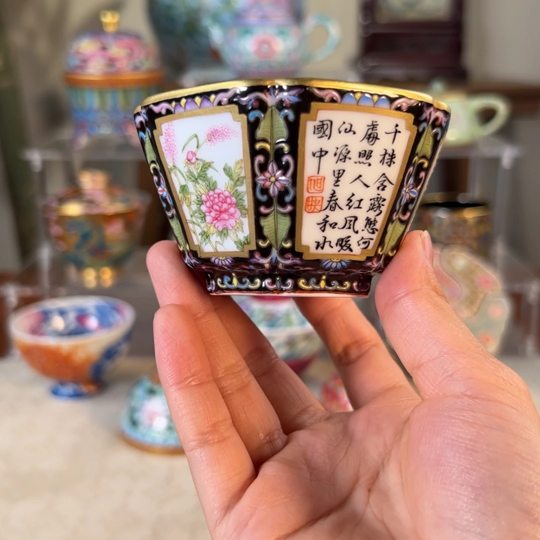 纯手工手绘 高端茶器