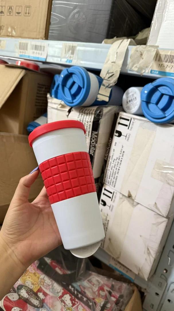 清发2个！红蓝车载杯吸管杯NO.退NO.换