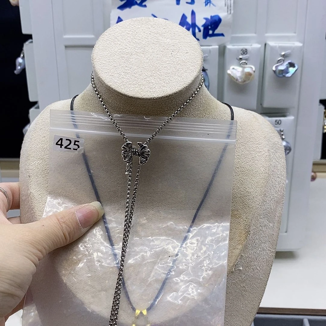 颈饰合金淡水珍珠