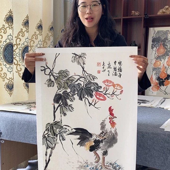 国画纯手绘国画写意作品