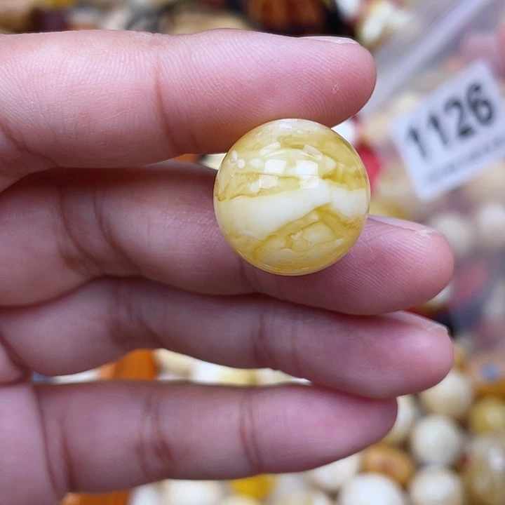 蜜蜡未镶嵌珠宝奇石沙眼18.7