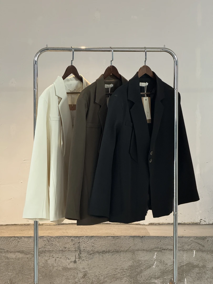 山月SHANYUE 简约小角设计感山本耀司风复古西装中性风男女外套