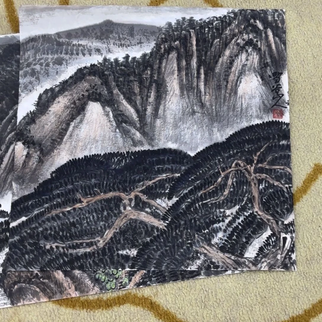 国画雪谷山人小品艺