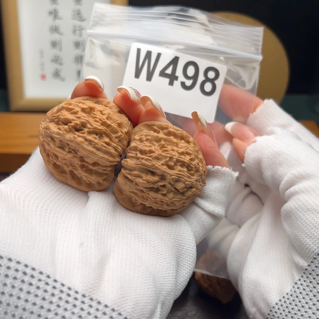 文玩核桃把件38白狮子w 498