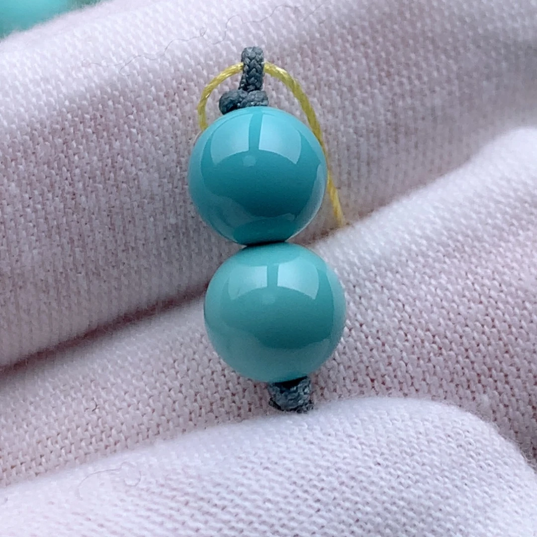 绿松石未镶嵌珠宝奇石7.5mm