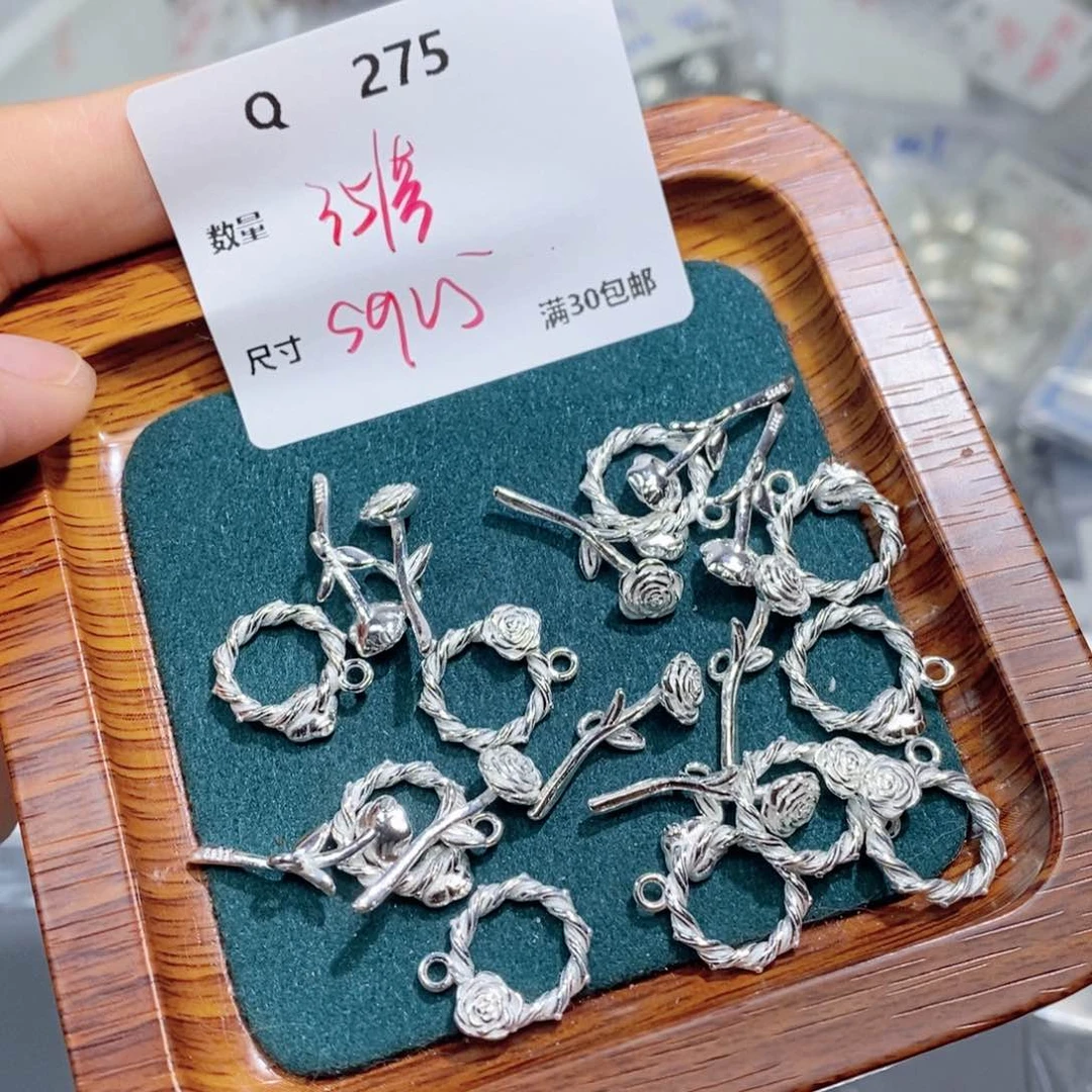 银S925镶嵌颈饰紫晶Q275