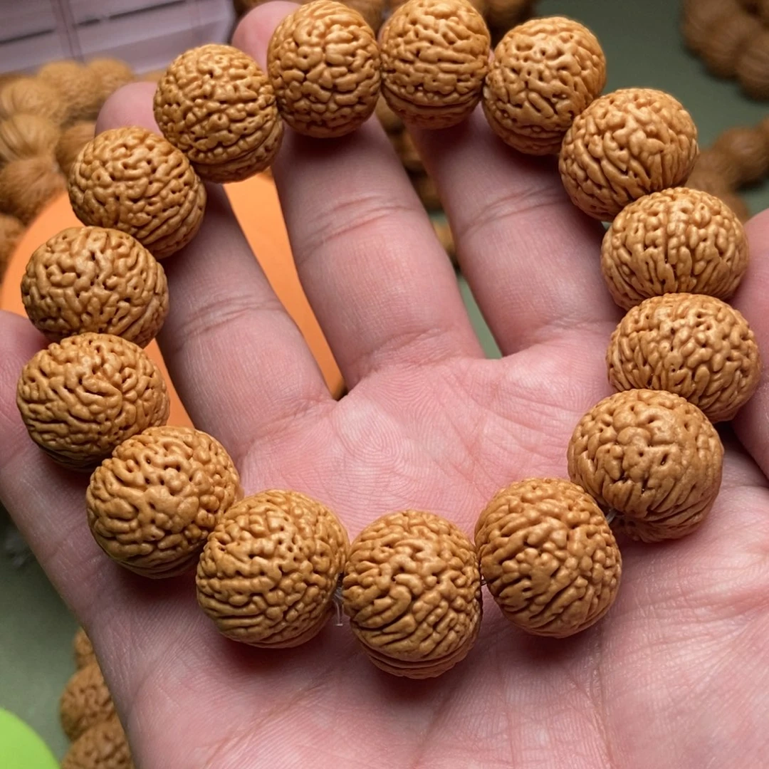 海***风桃核手串国核龙鳞桃核手串19+