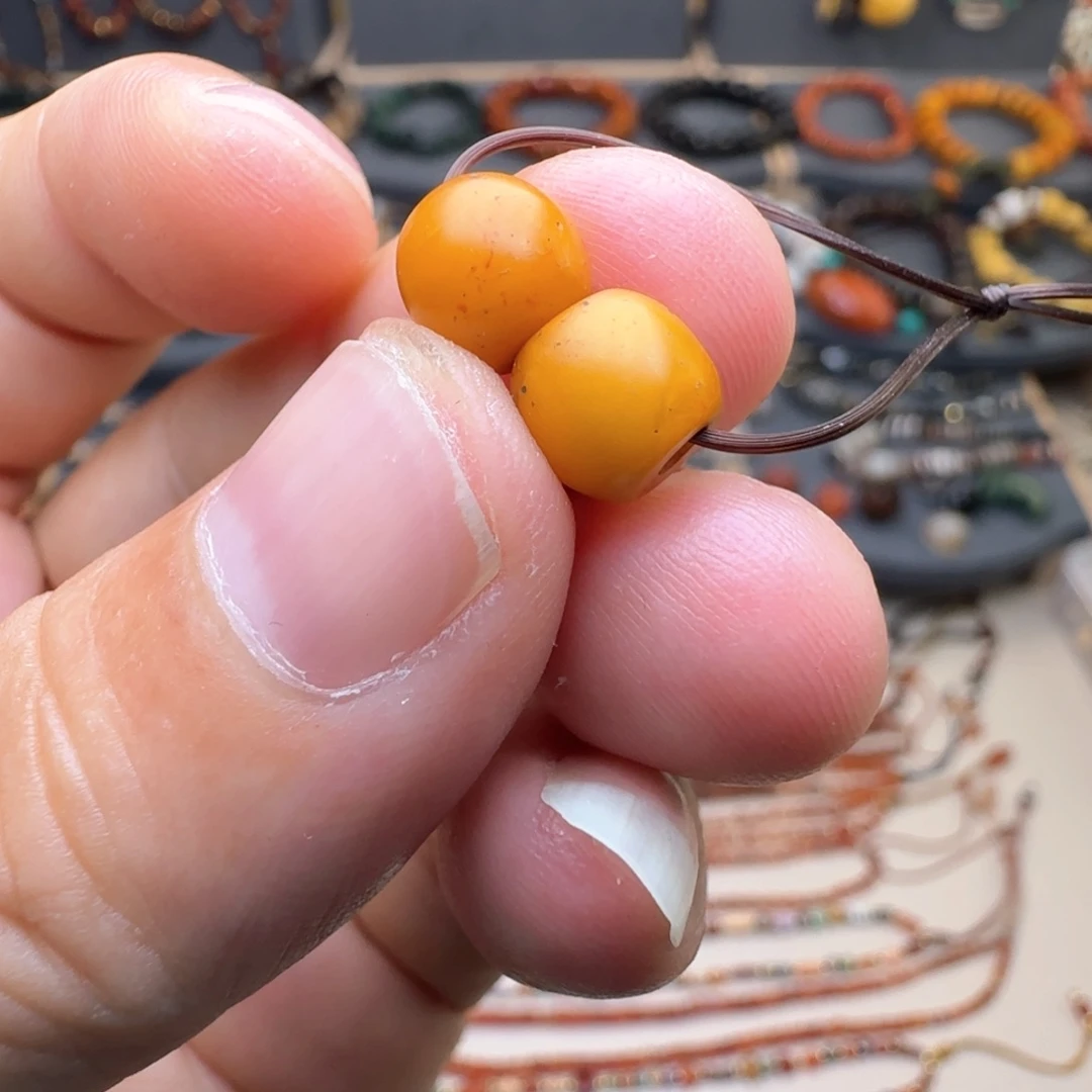 蜜蜡颈饰未镶嵌d h k g g h k h